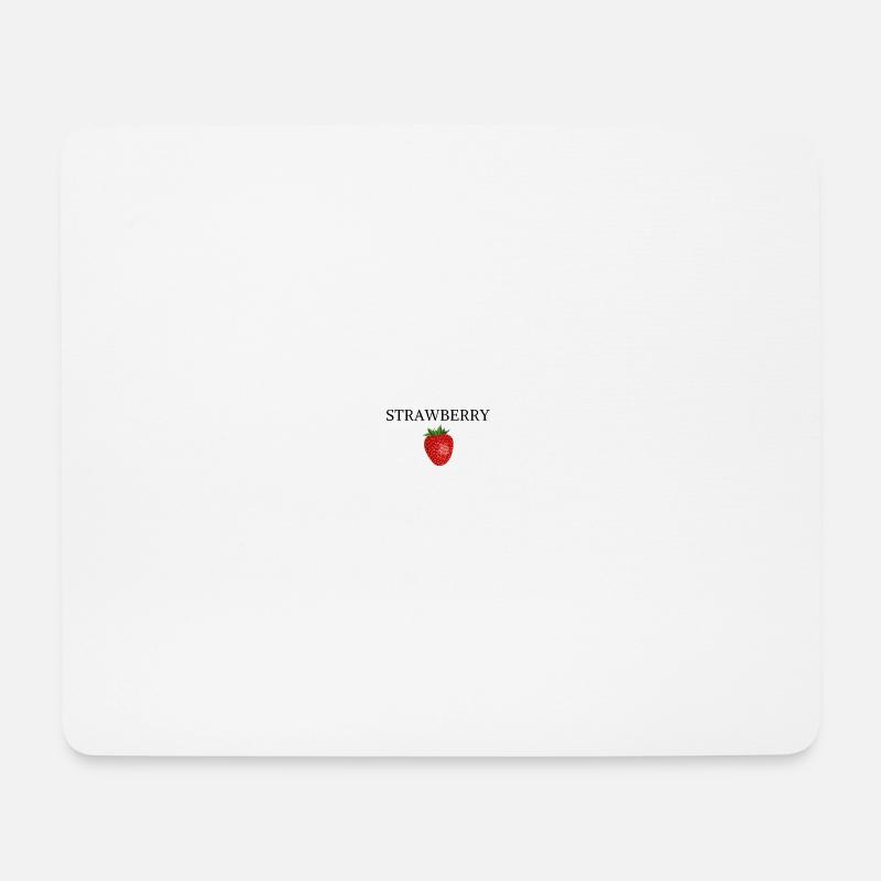 STRAWBERRY - Mousepad (Querformat) - Weiß
