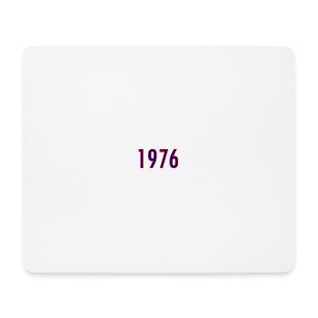 Year 1976 Neon Style - Mouse Pad (horizontal) - white - Front