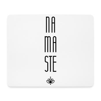 Namaste - Tapis de souris (format paysage) - blanc - Devant