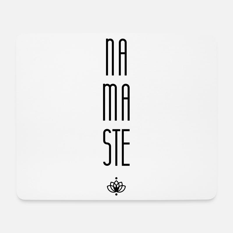 Namaste - Mouse Pad (horizontal) - white