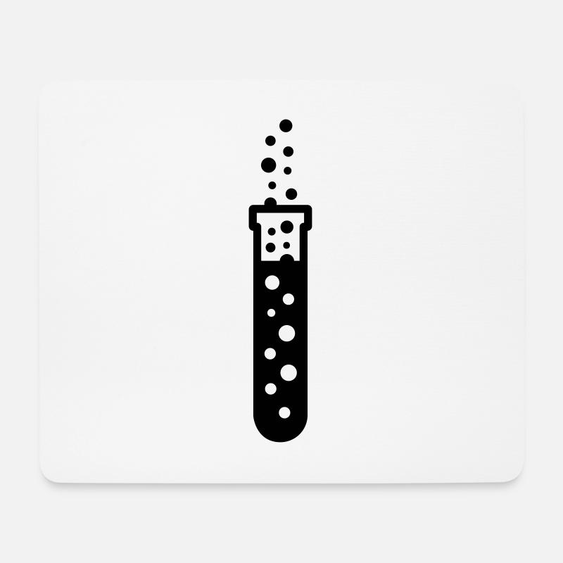 Chemie Reagenzglas Geschenk Chemiker, Laborant - Mousepad (Querformat) - Weiß