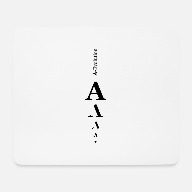 A - Mousepad (Querformat) - Weiß