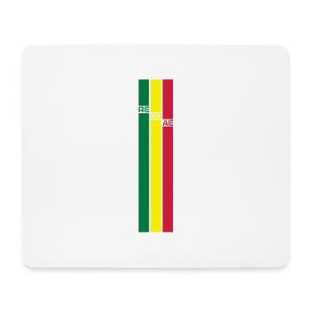 reggae - Tapis de souris (format paysage) - blanc - Devant