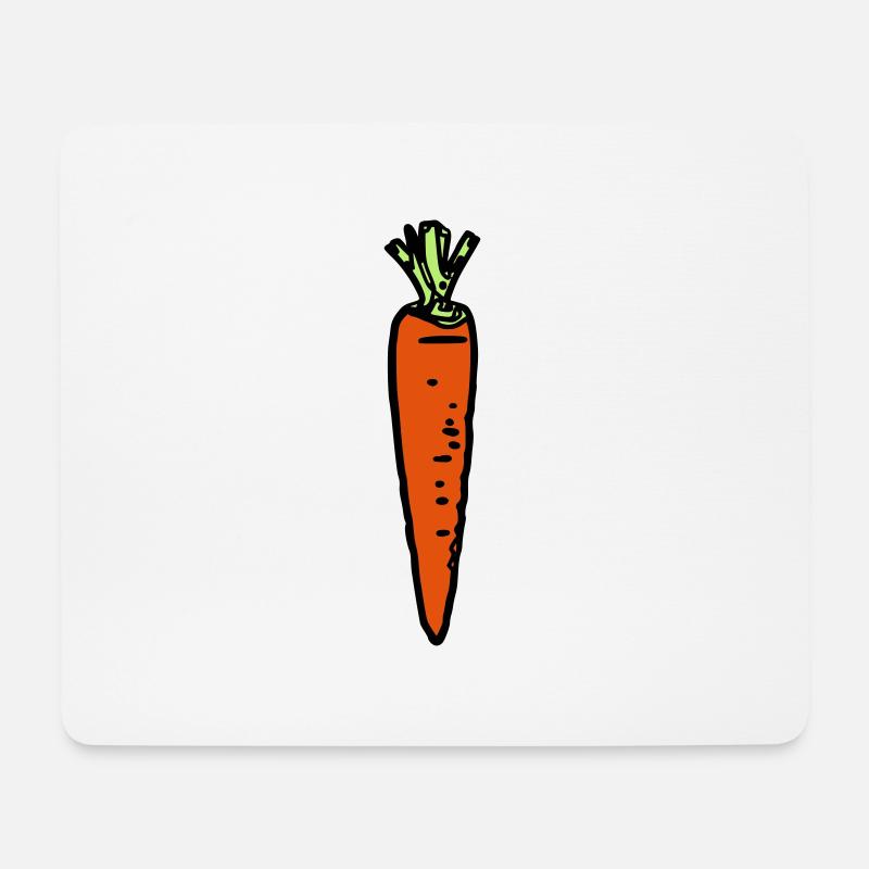 Carrot, New - Mouse Pad (horizontal) - white