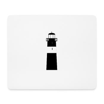 leuchtturm lighthouse coast kueste ocean sea meer2 - Mousepad (Querformat) - Weiß - Vorne