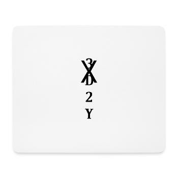 3d2y one -piece - Tapis de souris (format paysage) - blanc - Devant