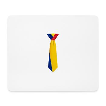 Romania Tie – Flag Design - Mouse Pad (horizontal) - white - Front