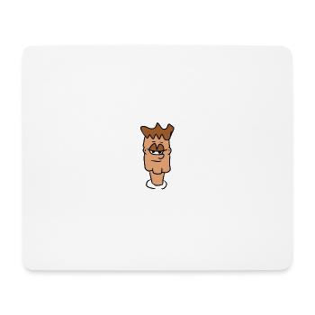 Colorful Comic Head - Mouse Pad (horizontal) - white - Front