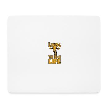Giraffe Living The High Life - Mouse Pad (horizontal) - white - Front