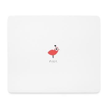 Vogel - Mousepad (Querformat) - Weiß - Vorne