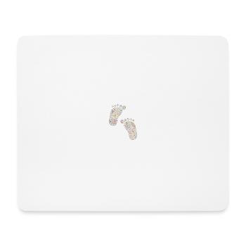 feet - Mouse Pad (horizontal) - white - Front