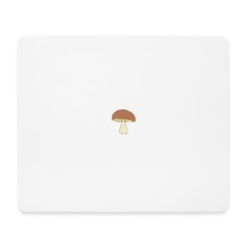 idée cadeau marron champignon - Tapis de souris (format paysage) - blanc - Devant