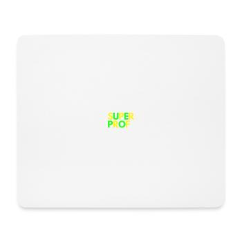 SUPER prof - Tapis de souris (format paysage) - blanc - Devant