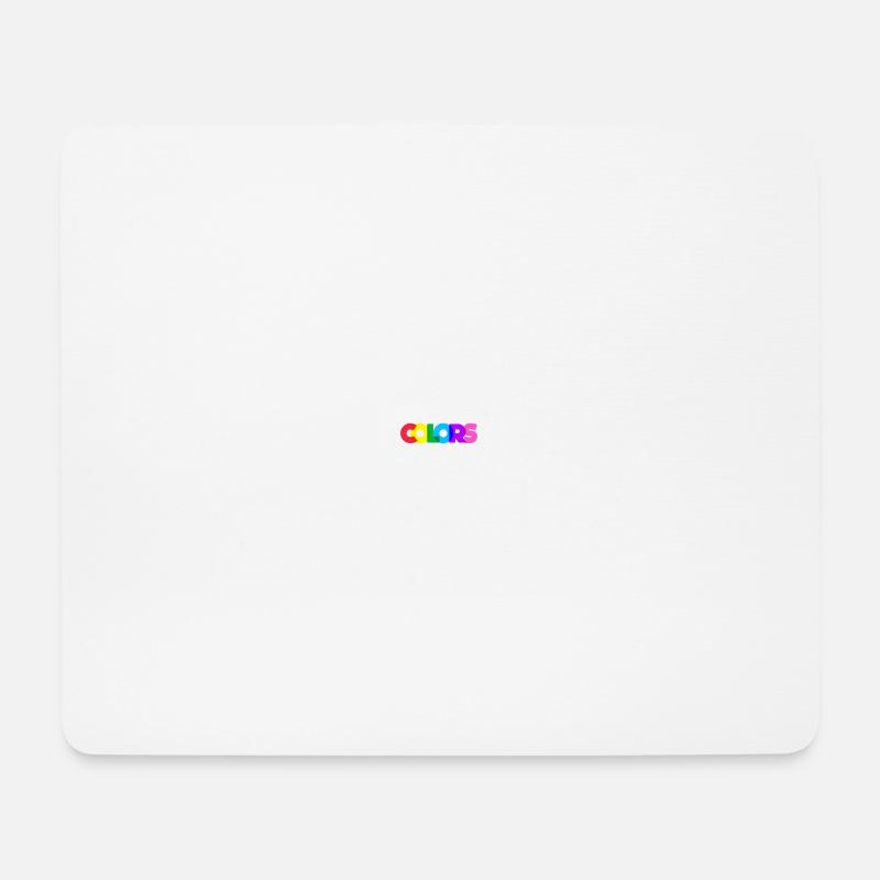 COLORS - Mousepad (Querformat) - Weiß