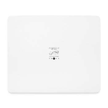 Music is my escape - Tapis de souris (format paysage) - blanc - Devant