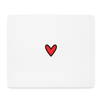 MOM. MOTHER'S DAY. HEART. FEAST. HAPPY BIRTHDAY - Mouse Pad (horizontal) - white - Front