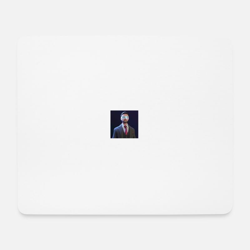 HACKER FOR BITCOIN - Mouse Pad (horizontal) - white