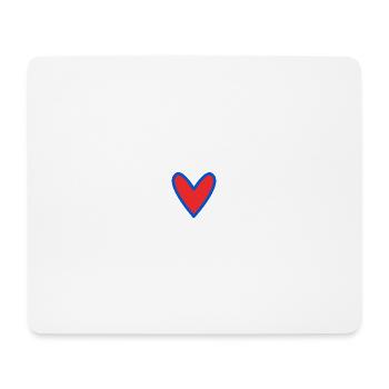 HERZ. PAAR. GERADE VERHEIRATET. Junggesellinnenabschied. VALENTINSTAG. - Mousepad (Querformat) - Weiß - Vorne