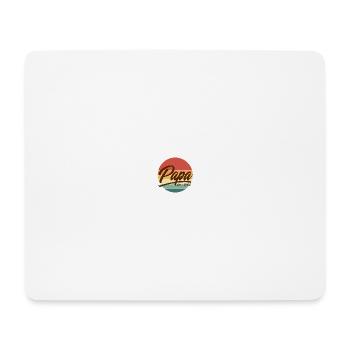 Papa Since 2006 Retro Sunset Fatherhood - Mouse Pad (horizontal) - white - Front