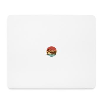 Papa seit 1997 Retro Vintage Sunset Slogan - Mousepad (Querformat) - Weiß - Vorne