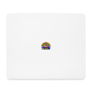 Sei stolz, Regenbogenherz-Stolz - Mousepad (Querformat) - Weiß - Vorne