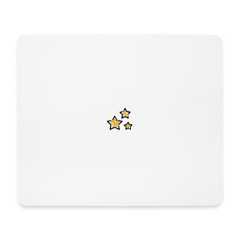 Gelbe Skizzen auf Schwarz - Mousepad (Querformat) - Weiß - Vorne
