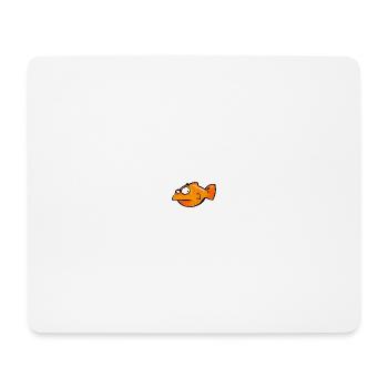 Fisch! - Mousepad (Querformat) - Weiß - Vorne