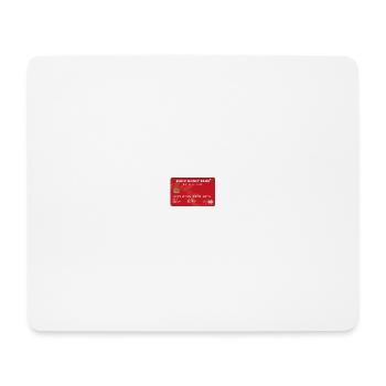 Kreditkarte Black Money Bank - Mousepad (Querformat) - Weiß - Vorne