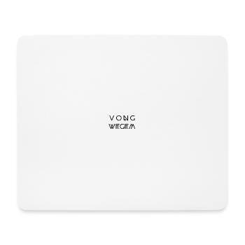 vong wegem - Mousepad (Querformat) - Weiß - Vorne