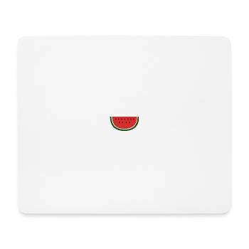 Wassermelonenfreies Palästina - Mousepad (Querformat) - Weiß - Vorne