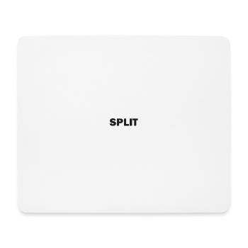 Split - minimalistic - Mouse Pad (horizontal) - white - Front