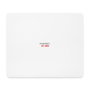 Feminist - Tapis de souris (format paysage) - blanc - Devant