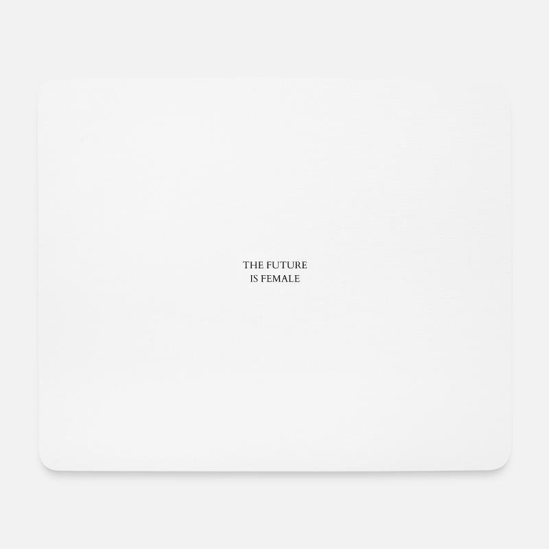 feminist quote - Mousepad (Querformat) - Weiß
