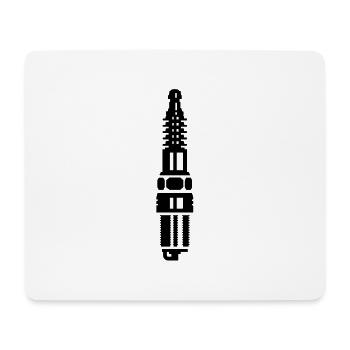 Zündkerze / spark plug (1c) - Mouse Pad (horizontal) - white - Front