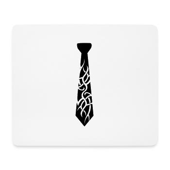 tie_tribal2 - Mouse Pad (horizontal) - white - Front