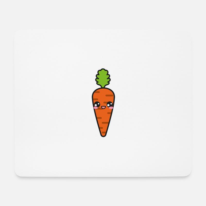 Karotte Möhre Gemüse - Mousepad (Querformat) - Weiß