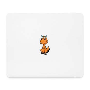 T REX - Mousepad (Querformat) - Weiß - Vorne