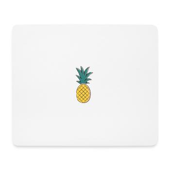 Pineapple - Mousepad (Querformat) - Weiß - Vorne