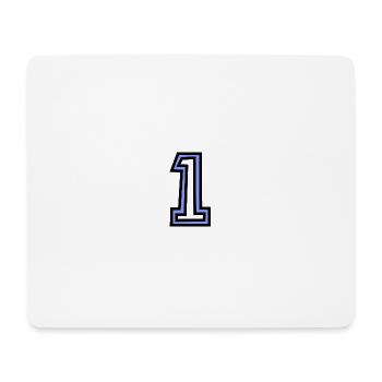 1. 1 JAHR. 1. JAHRESTAG. 1 JAHR GEBURTSTAG - Mousepad (Querformat) - Weiß - Vorne
