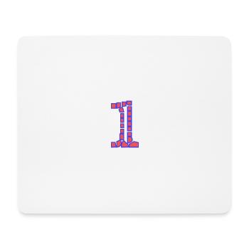 1. 1 year. 1st ANNIVERSARY. 1 YEAR ANNIVERSARY - Mouse Pad (horizontal) - white - Front
