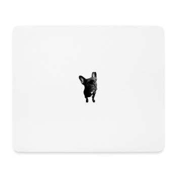 French Bulldog - Mousepad (Querformat) - Weiß - Vorne