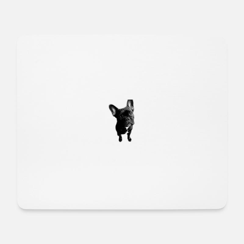 French Bulldog - Mousepad (Querformat) - Weiß