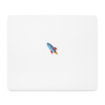 Rakete - Mousepad (Querformat) - Weiß - Vorne
