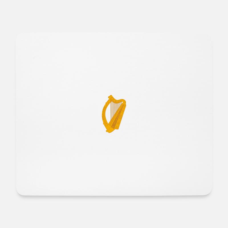 Ireland irish harp - Mousepad (Querformat) - Weiß