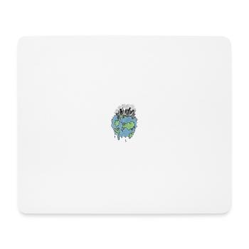 There is no planet B - Mouse Pad (horizontal) - white - Front