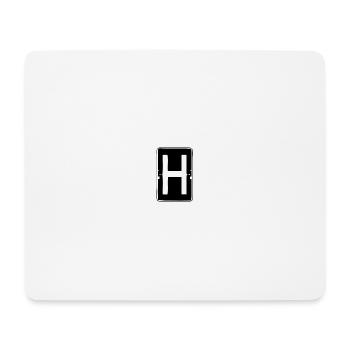 H - Tapis de souris (format paysage) - blanc - Devant