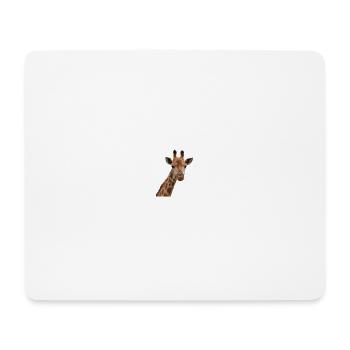 Giraffe, Tier Zoo, lüstig witzig - Mousepad (Querformat) - Weiß - Vorne