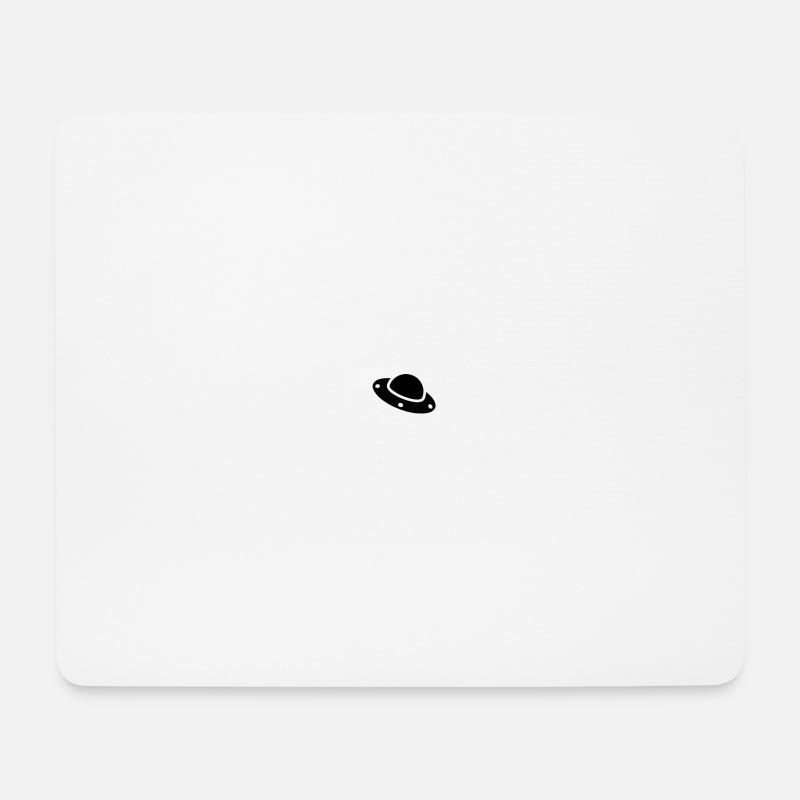 UFO - Mousepad (Querformat) - Weiß