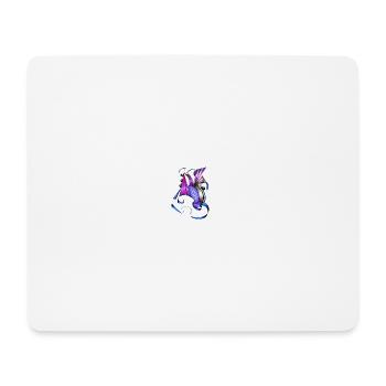 Coloured spiral and fan art - Mouse Pad (horizontal) - white - Front