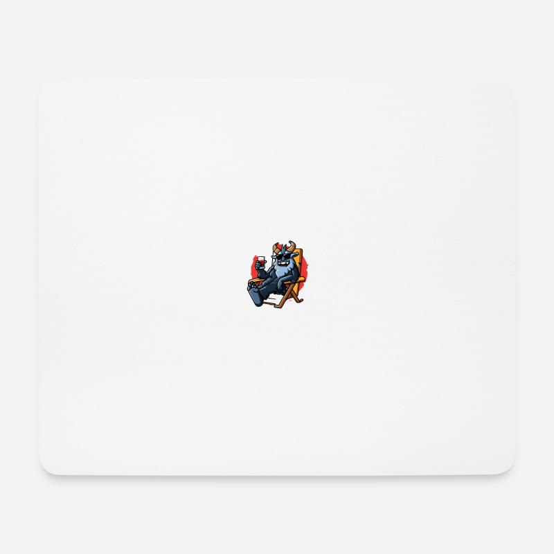 Krampus Percht Devil 2301 - Mouse Pad (horizontal) - white